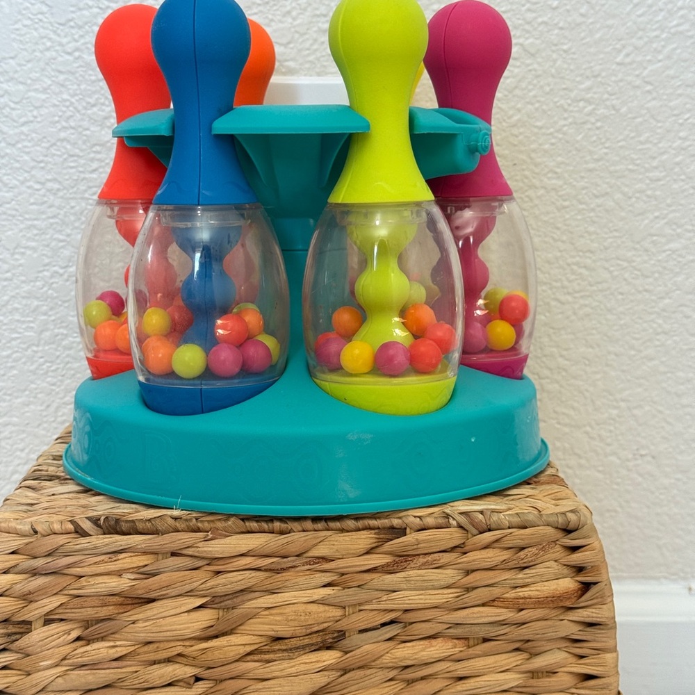 Vibrant Rattle Bowling Set for Kids - Picture 2 of 2
